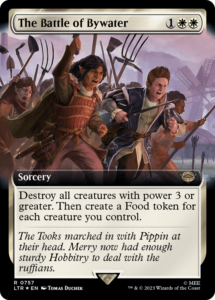 Image of The Battle of Bywater (Extended Art) (Surge Foil) [The Lord of the Rings: Tales of Middle-Earth]