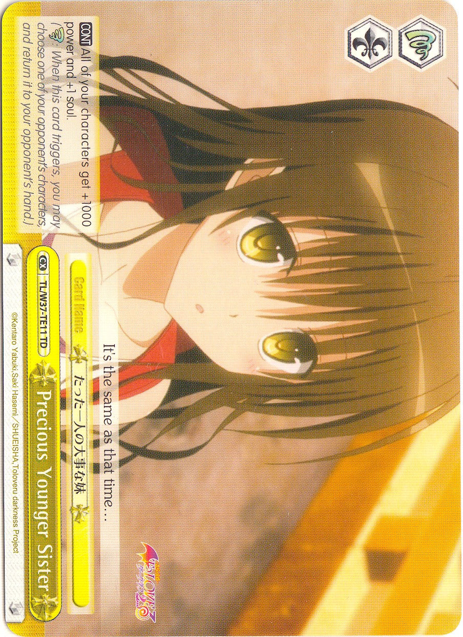 Image of Precious Younger Sister (TL/W37-TE11 TD) [To Loveru Darkness 2nd]