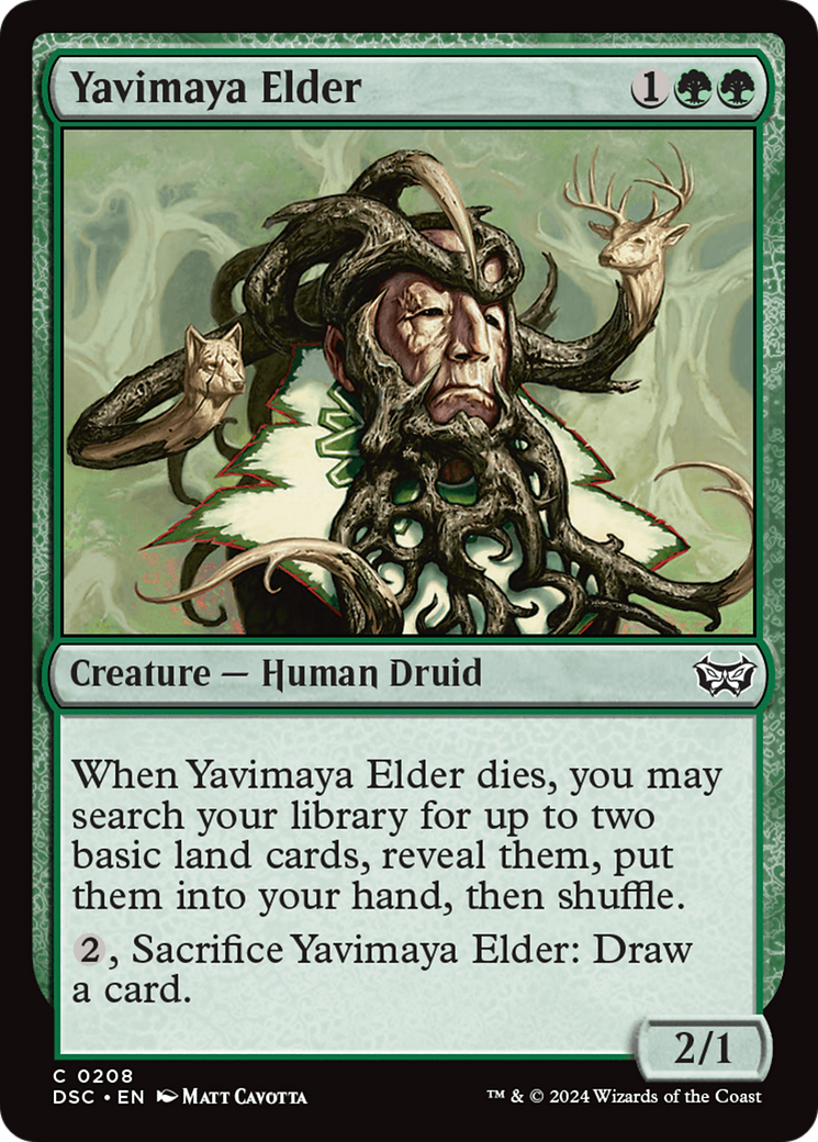 Image of Yavimaya Elder [Duskmourn: House of Horror Commander]