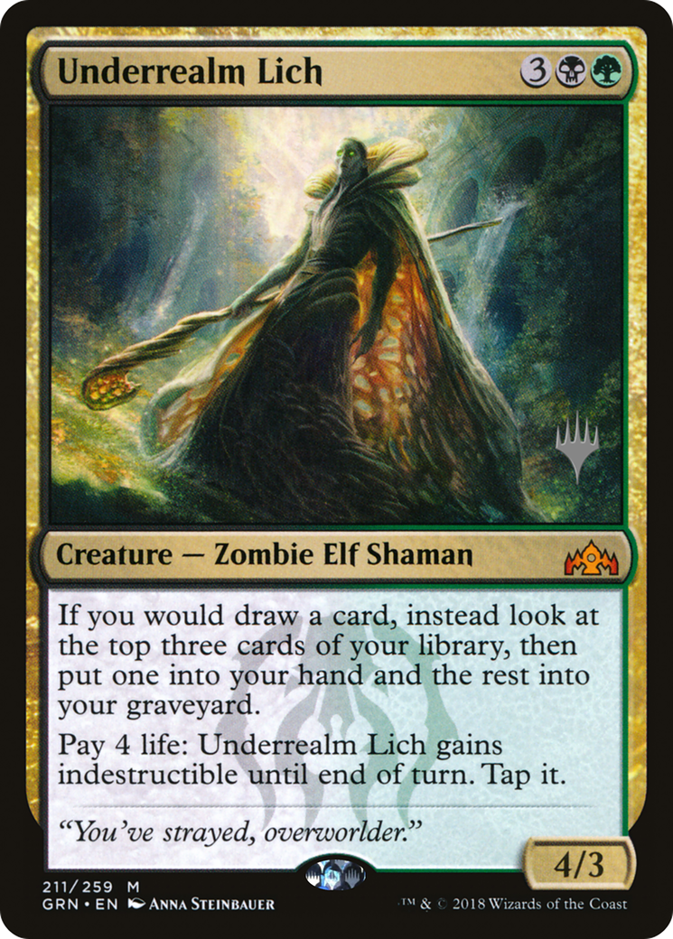 Image of Underrealm Lich (Promo Pack) [Guilds of Ravnica Promos]