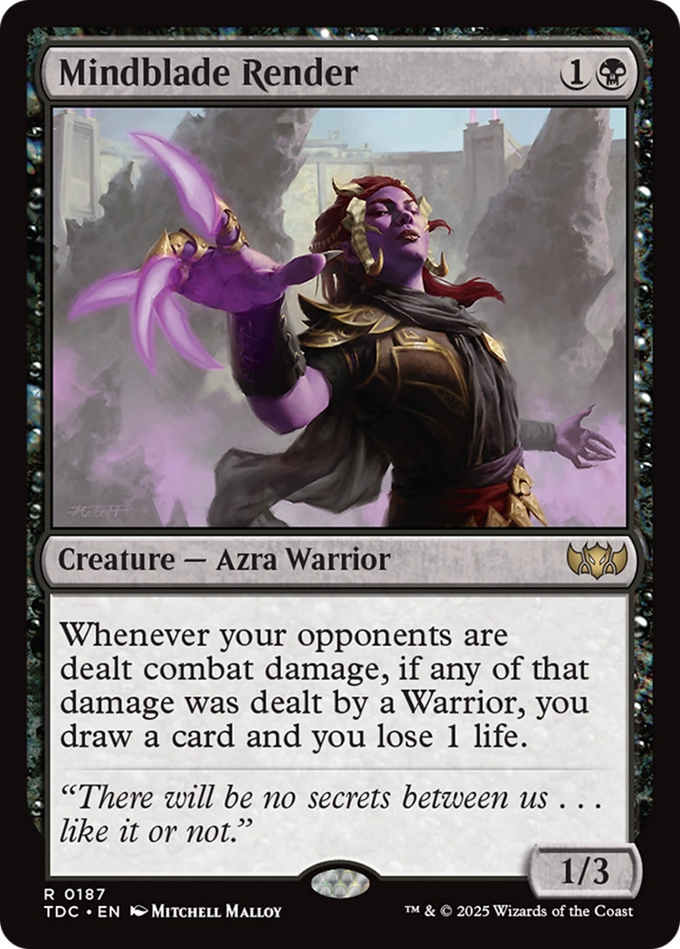 Image of Mindblade Render [Tarkir: Dragonstorm Commander]
