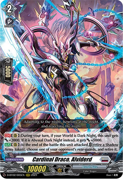 Image of Cardinal Draco, Alviderd (D-BT02/005EN) [A Brush with the Legends]