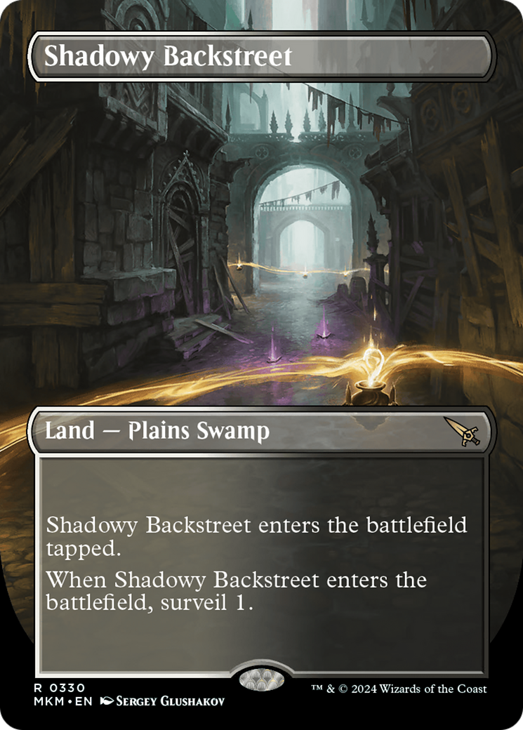 Image of Shadowy Backstreet (Borderless) [Murders at Karlov Manor]