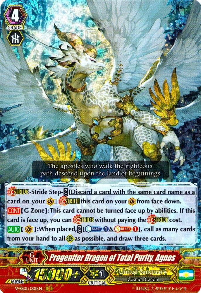 Image of Progenitor Dragon of Total Purity, Agnos (V-SS01/001EN) [Premium Collection 2019]