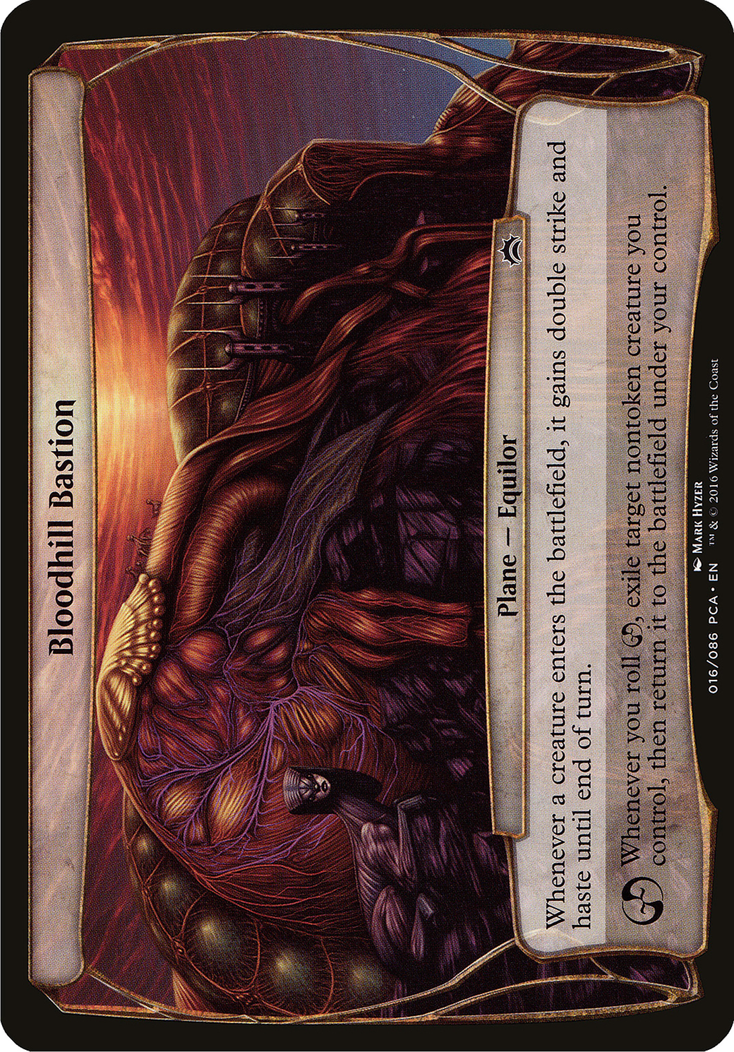 Image of Bloodhill Bastion (Planes) [Planechase Anthology Planes]