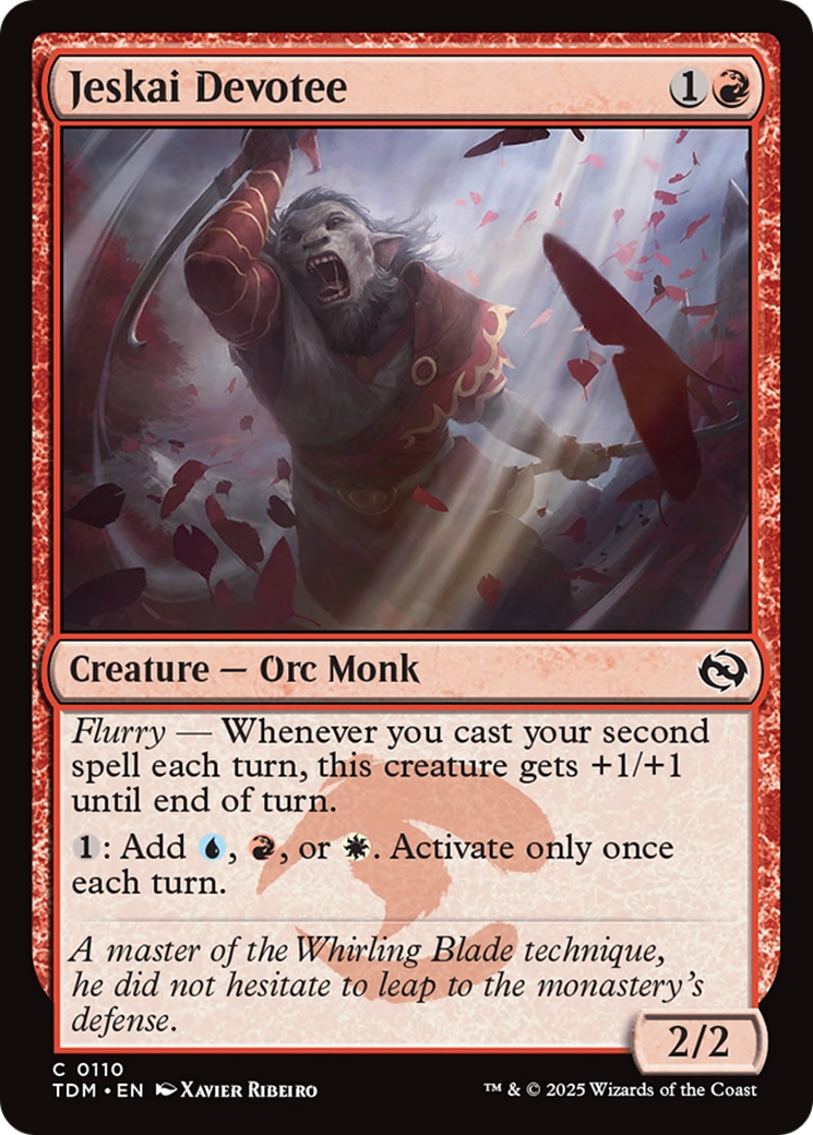 Image of Jeskai Devotee [Tarkir: Dragonstorm]
