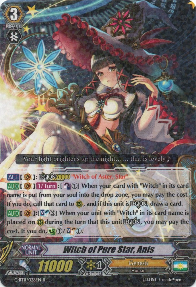 Image of Witch of Pure Star, Anis (G-BT11/028EN) [Demonic Advent]