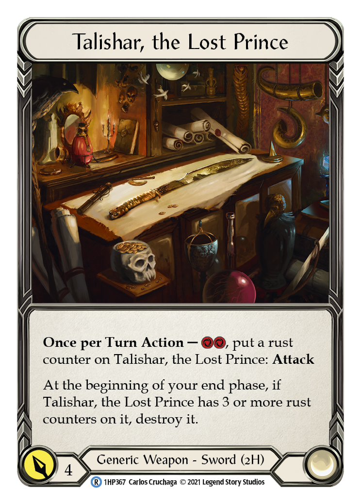Image of Talishar, the Lost Prince [1HP367] (History Pack 1)