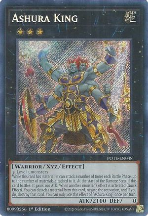 Image of Ashura King [POTE-EN048] Secret Rare