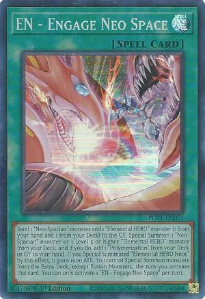 Image of EN - Engage Neo Space [POTE-EN051] Super Rare