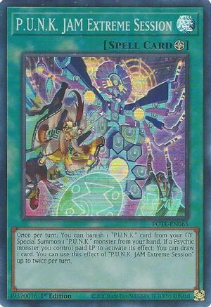 Image of P.U.N.K. JAM Extreme Session [POTE-EN065] Super Rare