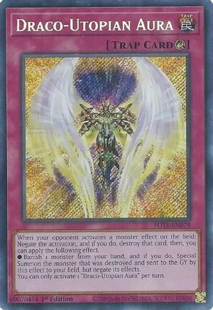 Image of Draco-Utopian Aura [POTE-EN079] Secret Rare