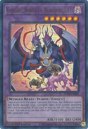 Image of Garura, Wings of Resonant Life [POTE-EN082] Ultra Rare