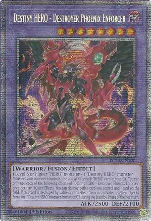 Image of Destiny HERO - Destroyer Phoenix Enforcer [POTE-EN100] Starlight Rare