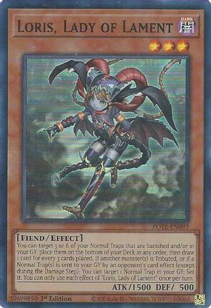 Image of Loris, Lady of Lament [POTE-EN092] Super Rare