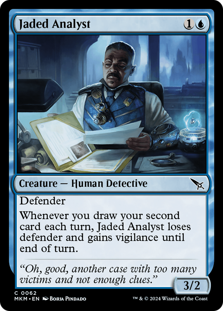 Image of Jaded Analyst [Murders at Karlov Manor]