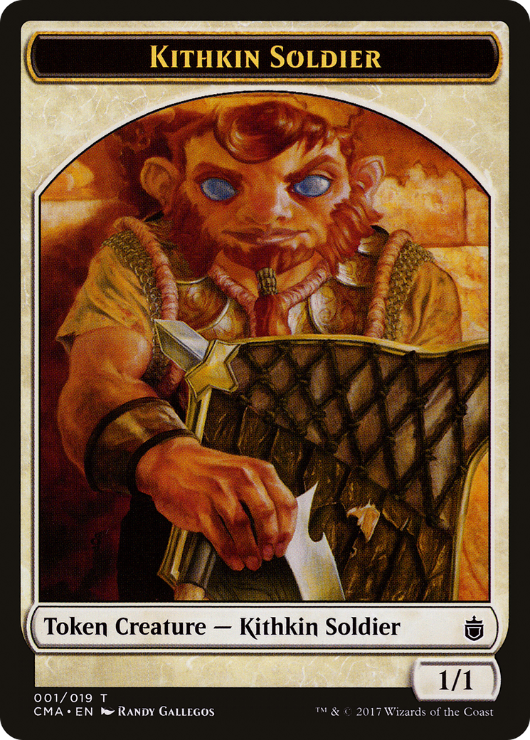 Image of Kithkin Soldier Token [Commander Anthology Tokens]
