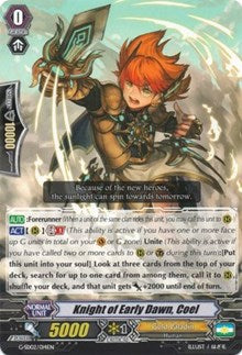 Image of Knight of Early Dawn, Coel (G-SD02/014EN) [G-Start Deck 2: Knight of the Sun]
