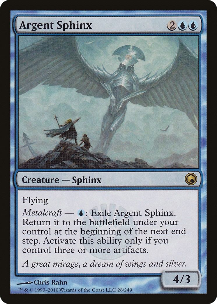 Image of Argent Sphinx [Scars of Mirrodin]