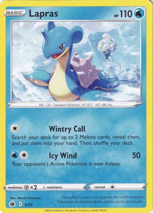 Image of Lapras (6/15) [McDonald's Promos: Match Battle]