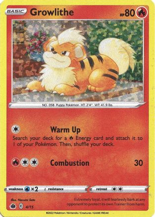 Image of Growlithe (4/15) [McDonald's Promos: Match Battle]