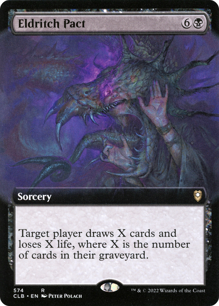 Image of Eldritch Pact (Extended Art) [Commander Legends: Battle for Baldur's Gate]