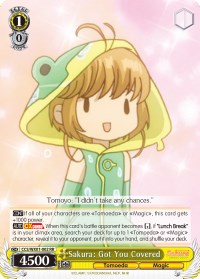 Image of Sakura: Got You Covered (CCS/WX01-002 RR) [Cardcaptor Sakura: Clear Card]