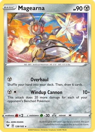Image of Magearna (128/185) (Theme Deck Exclusive) [Sword & Shield: Vivid Voltage]