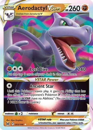 Image of Aerodactyl VSTAR (093/196) [Sword & Shield: Lost Origin]