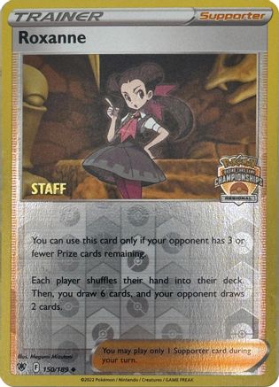 Image of Roxanne (150/189) (Regional Championships) (Staff) [Sword & Shield: Astral Radiance]
