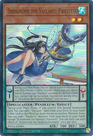 Image of Shinonome the Vaylantz Priestess [TAMA-EN001] Ultra Rare
