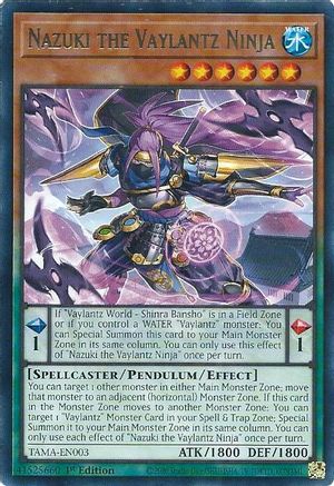 Image of Nazuki the Vaylantz Ninja [TAMA-EN003] Rare