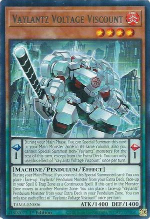 Image of Vaylantz Voltage Viscount [TAMA-EN006] Rare