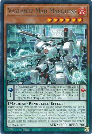 Image of Vaylantz Mad Marquess [TAMA-EN007] Rare