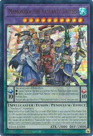 Image of Mamonaka the Vaylantz United [TAMA-EN009] Ultra Rare