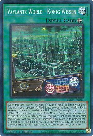 Image of Vaylantz World - Konig Wissen [TAMA-EN013] Super Rare
