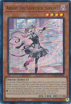 Image of Ariane the Labrynth Servant [TAMA-EN016] Ultra Rare