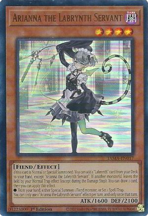 Image of Arianna the Labrynth Servant [TAMA-EN017] Ultra Rare