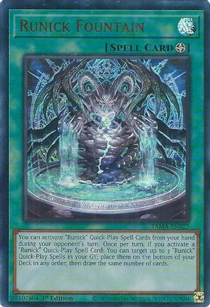 Image of Runick Fountain [TAMA-EN027] Ultra Rare