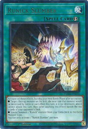 Image of Runick Slumber [TAMA-EN034] Rare