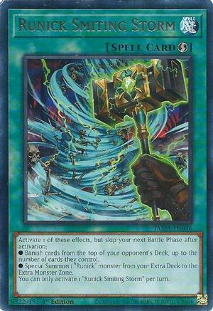 Image of Runick Smiting Storm [TAMA-EN036] Rare