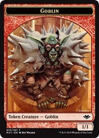 Image of Goblin (010) // Squirrel (015) Double-Sided Token [Modern Horizons Tokens]