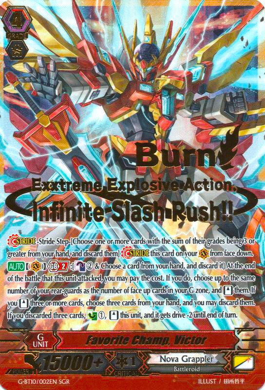 Image of Favorite Champ, Victor (SGR) (G-BT10/002EN) [Raging Clash of the Blade Fangs]