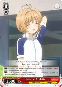 Image of Sakura: Athletic (CCS/WX01-T09 TD) [Cardcaptor Sakura: Clear Card]