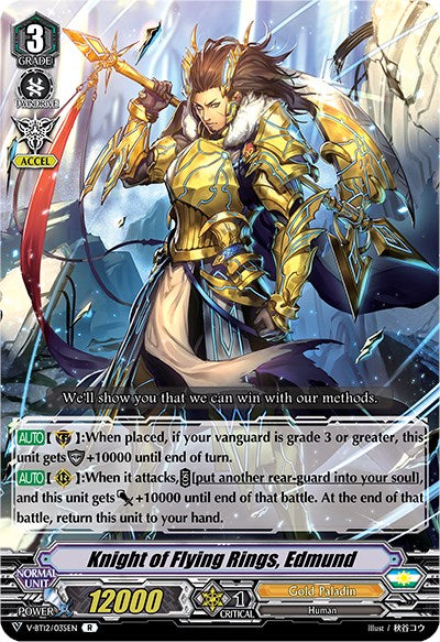 Image of Knight of Flying Rings, Edmund (V-BT12/035EN) [Divine Lightning Radiance]