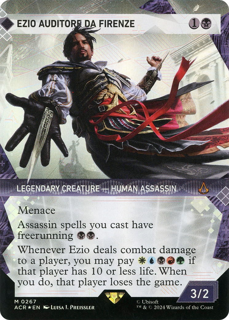 Image of Ezio Auditore da Firenze (Showcase) (Textured Foil) [Assassin's Creed]
