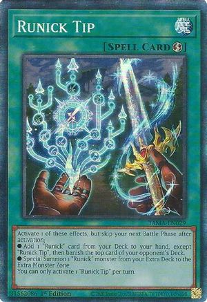 Image of Runick Tip [TAMA-EN029] Collector's Rare