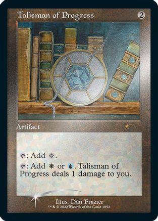 Image of Talisman of Progress (Foil Etched) [Secret Lair Drop Series]
