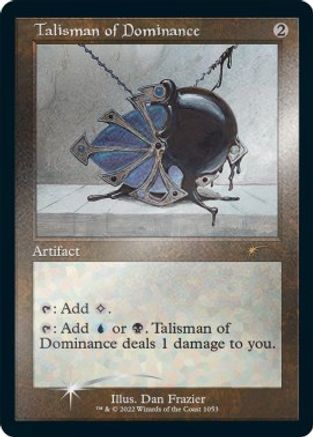 Image of Talisman of Dominance (Foil Etched) [Secret Lair Drop Series]