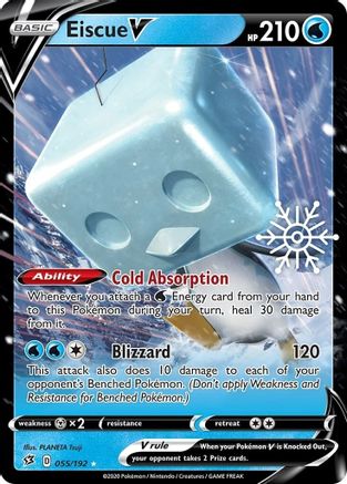 Image of Eiscue V (055/192) (Holiday Calendar) [Sword & Shield: Rebel Clash]
